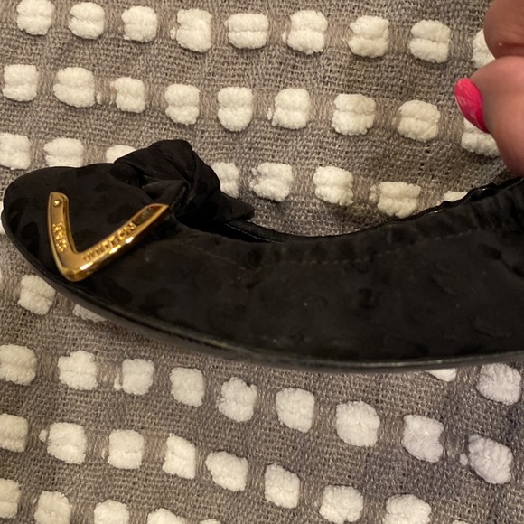 Louis Vuitton Stephen Sprouse Silk Black ballet flats - Picture 7 of 9